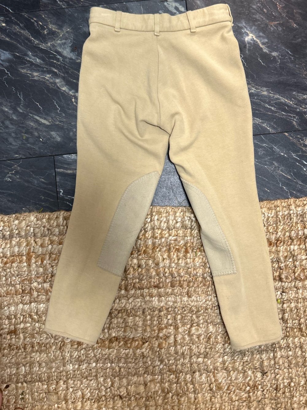 On Course Girls Tan Riding breeches size 10 - Picture 2 of 4